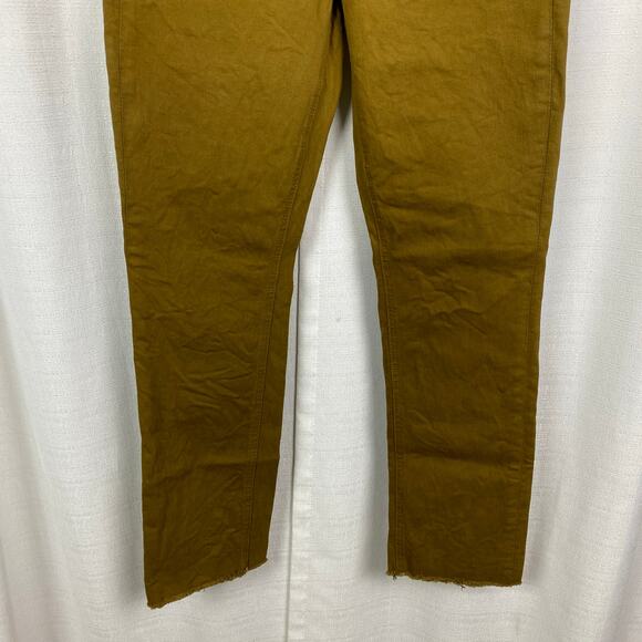 Mother The Mid Rise Dazzler Ankle Fray Jean in Play Date Brown Sz.29 - Picture 8 of 16